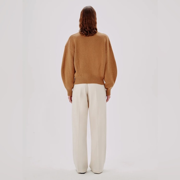 *TRADED* Another Tomorrow Cashmere Camel Sweater - Picture 9 of 11